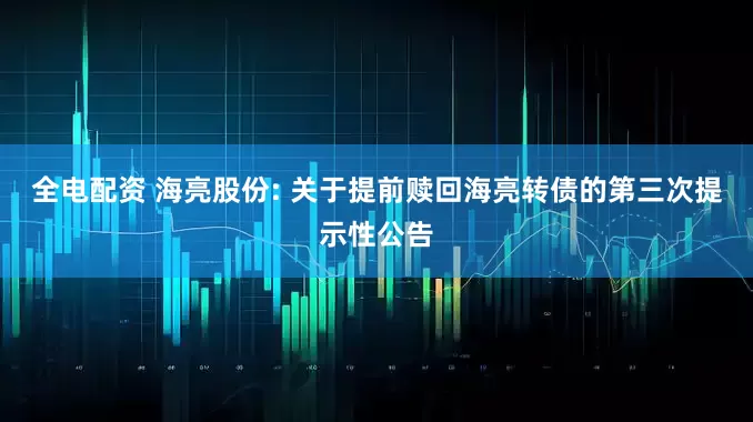 全电配资 海亮股份: 关于提前赎回海亮转债的第三次提示性公告